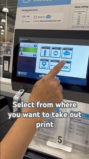 How to take print from Officeworks #shorts #selfservice #print #reels #officework #australia