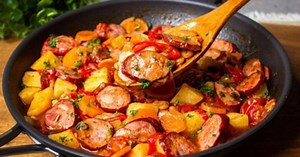 DIY Smoked Sausage With Beans And Vegetables Recipe
