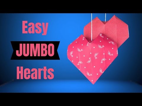 Giant Paper Heart That Actually Looks Beautiful