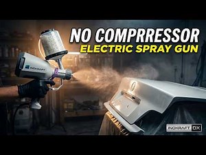 Painting a Car Panel With No Compressor – Inokraft DX Electric Spray Gun