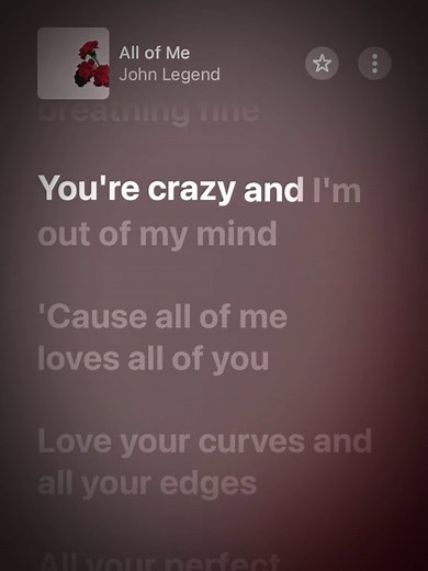 All of Me by John Legend - Lyrics and Meaning