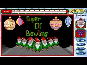 12 Days of PEACHMAS: Day 8 - Super Elf Bowling!