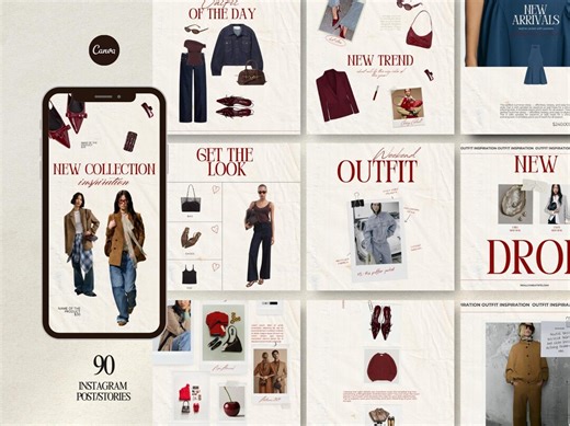 Fashion Blogger Templates for Canva | Influencer Media Kit | LTK Templates | Beauty & Travel Social Media Post | Liketoknowit Collage - Etsy