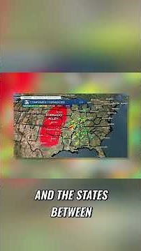 Tornado Alley: Why the US Gets So Many Twisters #shorts