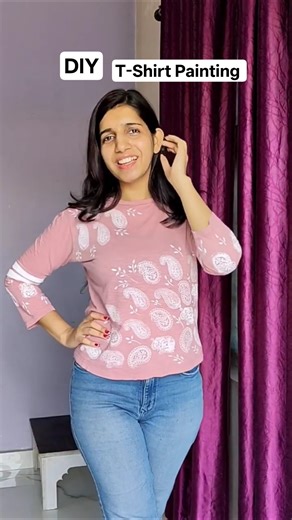 DIY Easy Block Printing #craft #yt #crafterpriya