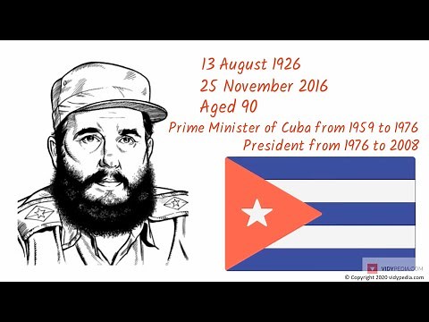 Fidel Castro - biography in 3 minutes - mini bio - mini history