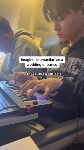 Interstellar Wedding Entrance - 13 Hours Flight Inspiration