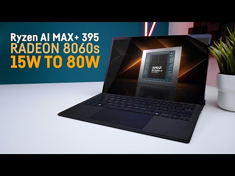 Ryzen AI MAX+ 395 & Radeon 8060s: Efficiency Test from 15W up to 80W