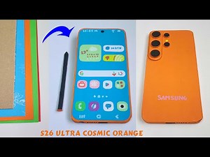 How to Make Samsung Galaxy S26 Ultra Cosmic Orange - DIY Paper Phone