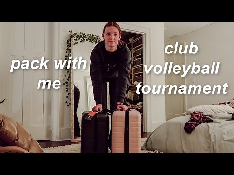 the most realistic pack w/ me for a travel volleyball tournament