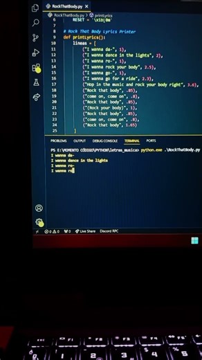 Rock that body in Python | manuel_zhurong