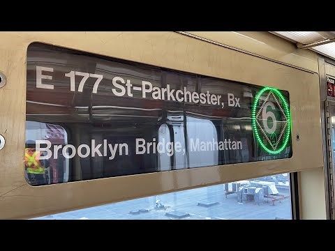 IRT Subway: R62A (6) Local Train Ride from Parkchester to Bklyn Bridge via City Hall Loop