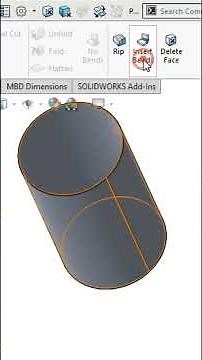 Solidworks Trick #16: Fatten Cylindrical sheetmetal