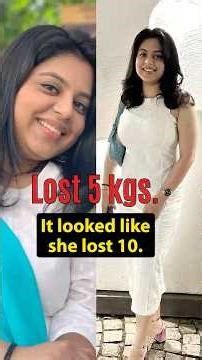 I lost 5kg but looked like I lost 10 #pcos #beforeandafter