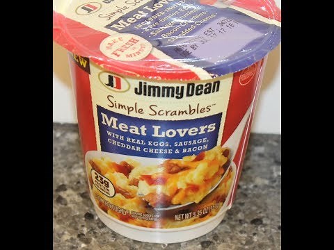 Jimmy Dean Simple Scrambles: Meat Lovers Review