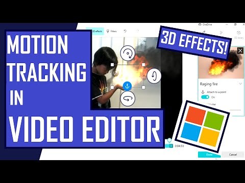 How to do Motion Tracking in Video Editor- Microsoft Video Editor Tutorial