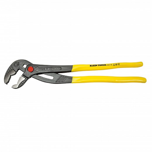 Quick-Adjust Klaw™ Pump Pliers, 10-Inch - D504-10B | Klein Tools