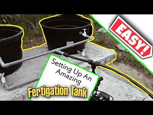 We Set Up A Fertigation Tank at our Durian Farm !!