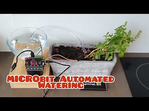 Microbit Automated Watering #microbit #plants