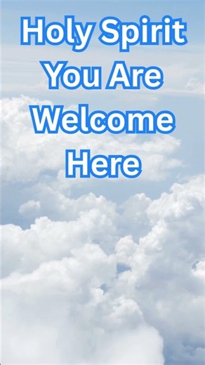 Holy Spirit You Are Welcome Here