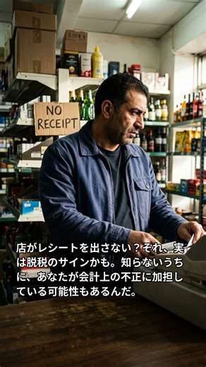 レシートに隠された衝撃の事実！法律違反の証拠とは？