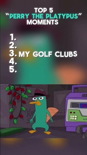 Perry The Platypus Best Moments 😂😂😂 #phineaseferb #disney #top5