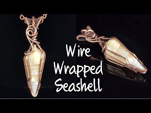 Wire Wrapped Seashell Pendant: Wire Wrapping Tutorial: DIY Jewelry