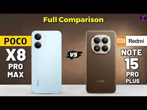 POCO X8 Pro Max vs Redmi Note 15 Pro Plus : Full Comparison 😲❓