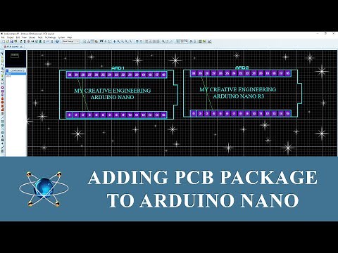 How to Add Arduino Nano Footprint PCB Package on Proteus 8 | V2.3 | V3.0