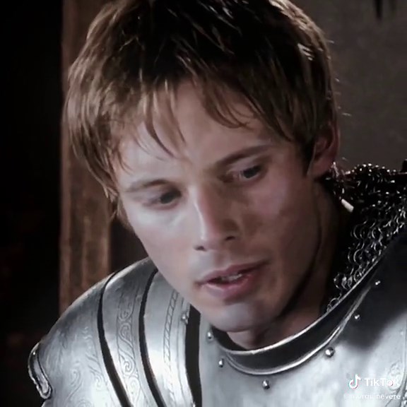 Arthur and Merlin: A Touching Moment