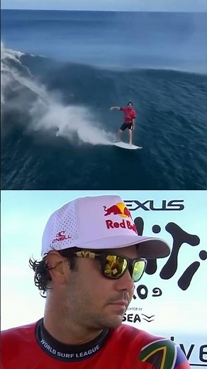 Jordy Smith officially clinches the WSL Final 5 with a 9.50!! (Career-high wave score at Teahupo'o)