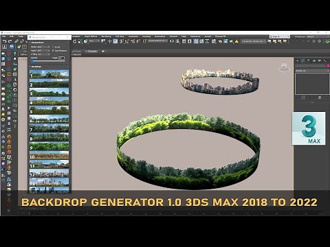 Backdrop Generator for 3dsmax 2018 to 2022