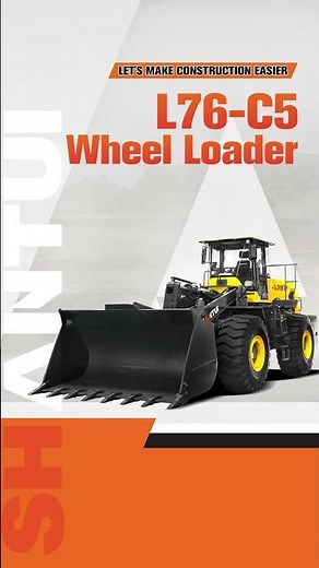 🚨 Shantui L76-C5 Wheel Loader: The Heavy-Duty Jobsite Beast
