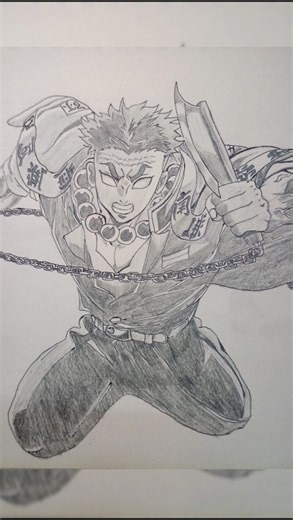 Drawing Strongest Hashira 💥#StrongestHashira #nivetadhingramusic #StoneHashira #GyomeiHimejima #kny