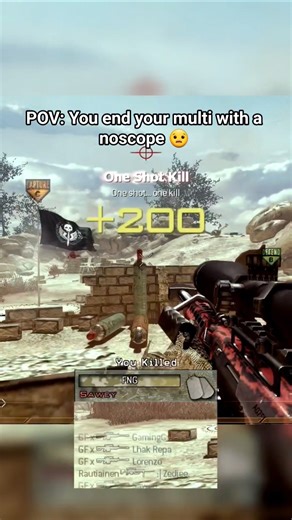 POV: You end your multi with a noscope 😧 #mw2 #nostalgia #callofduty