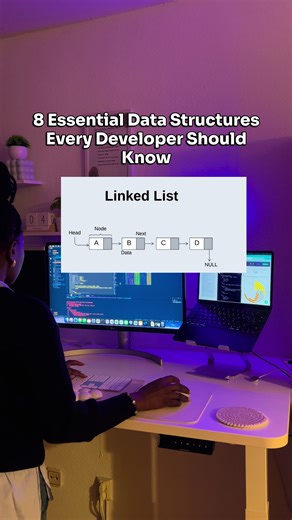 Data structures form the foundation for efficient algorithms and smart system design. They are a must to know. Linked List Useful when you need to insert or delete items frequently, especially in the middle of the list, without shifting elements like you would in an array. Array One of the simplest DS. Great for storing ordered lists where you need fast access or modification by position. Hashmap Perfect when you need quick access to data using a unique key, like looking up information in databa