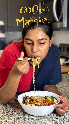 Kavya Mohanan on Instagram: "Ramen Maggie 🍜😋 #minivlog #canada #instagram #life Malayalam vlog day toronto kerala kannur summer downtown lifestyle canada ontario cooking ramen maggie noodles"