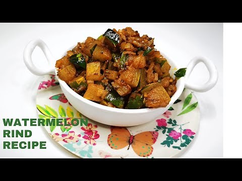 How to cook Watermelon Rind | Watermelon Rind side dish