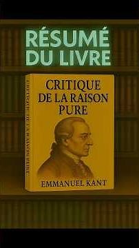 Book summary: Critique of Pure Reason by Immanuel Kant.