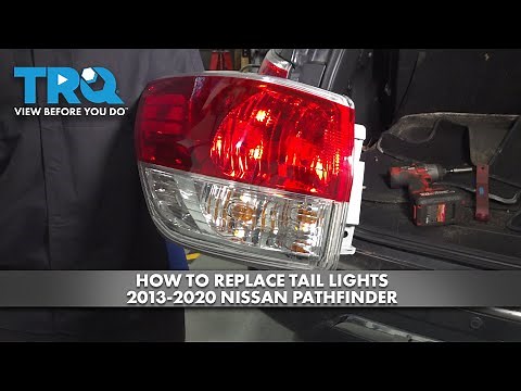 How to Replace Tail Lights 2013-2020 Nissan Pathfinder