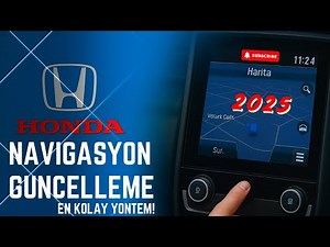 Honda Orijinal Navigasyon Güncelleme – 2025 Sürümü Adım Adım En Kolay Yöntem!
