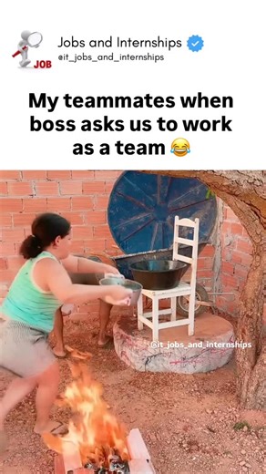 Jobs and Internships on Instagram: "My teammates when boss asks us to work as a team 😂 #funnyvideos #viralmemes #trendingsongs #corporatereels #corporatememe #worklife #boss #employee #office #9to5 #theoffice #officememe #officeculture #officereel #corporatelife #viralreels #comedy #trendingreels #funnyreels #college #engineering #trendingvideo #friday #explore #explorepage #viralvideos #officefunny #manager"