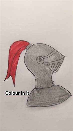 knight drawing tutorial 🫶🎀#artandcraftsister🥰#