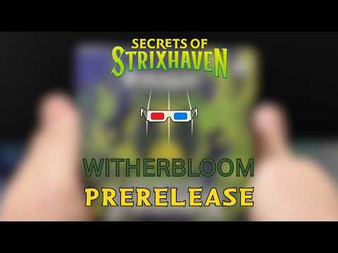 MTG Secrets of Strixhaven WITHERBLOOM Prerelease Opening! 🧪💀