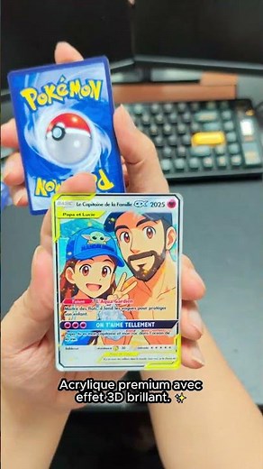 Le cadeau personnalisé parfait pour Papa 🎁 Carte anime unique
