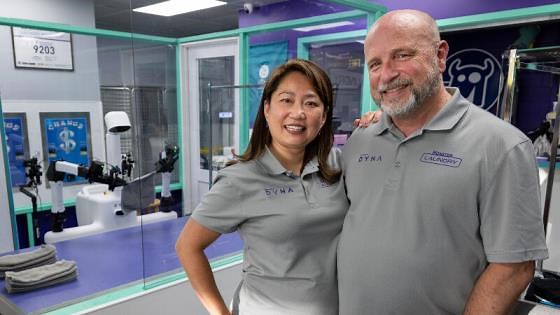 Watch as Monster Laundry debuts a robot that can fold your laundry