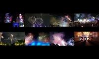Mix of 8 videos from youtube : ALL HAPPY NEW YEAR COUNTDOWN 89