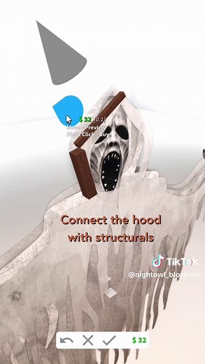 How to make a scary Halloween ghost in Bloxburg! #bloxburg #roblox #welcometobloxburg #fyp #bloxburghalloween #bloxburghalloweenhack #bloxburghack #bloxburgupdate