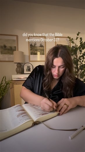 whitney | faith + habits | ⚠️ Did you know October 31 is in the Bible? 🫶🏼 Save this for later or share with someone who needs to hear this. Most people don’t... | Instagram