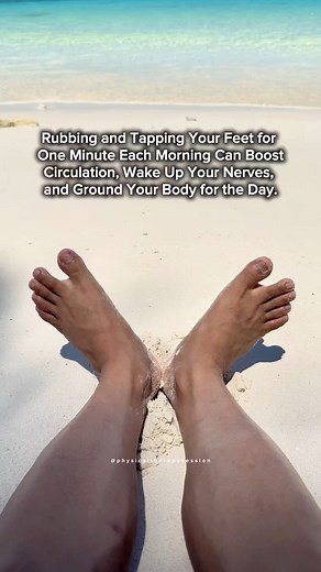 603K views · 2.2K reactions | Rubbing and tapping your feet for just...